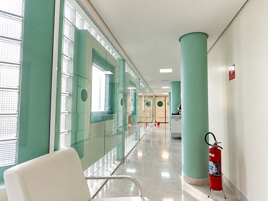 Corredor do hospital